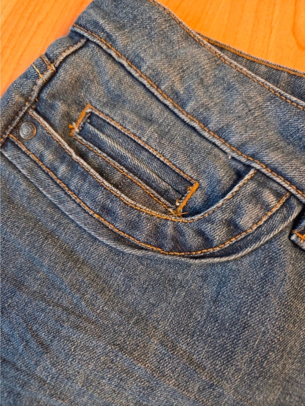 George cuffed denim short - Picture 2 of 12